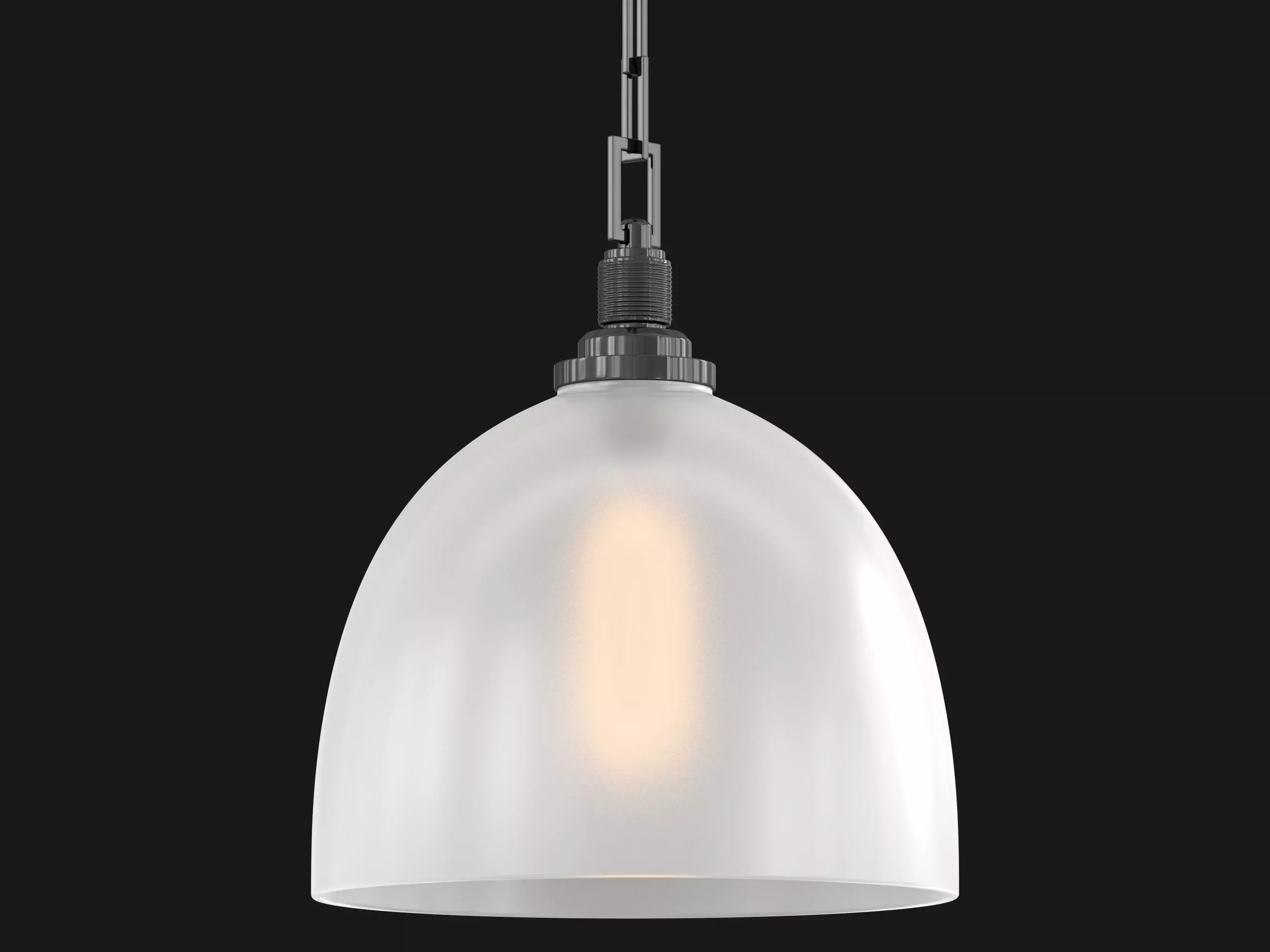 Cloche Pendant Light 3D model_5