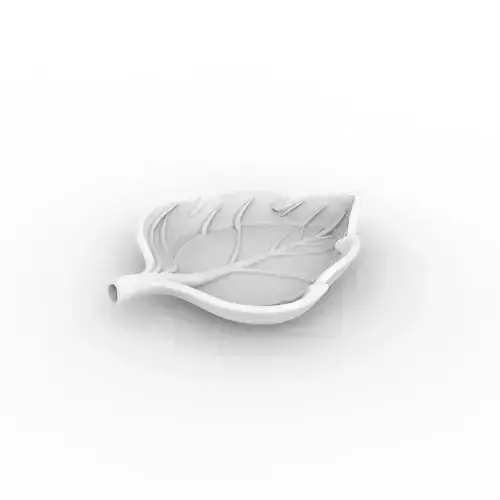 Abstract Leaf Tray 3D Printable Mode