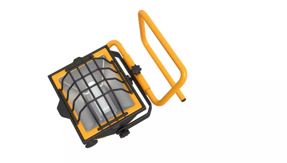 Construction Light 3D model_2