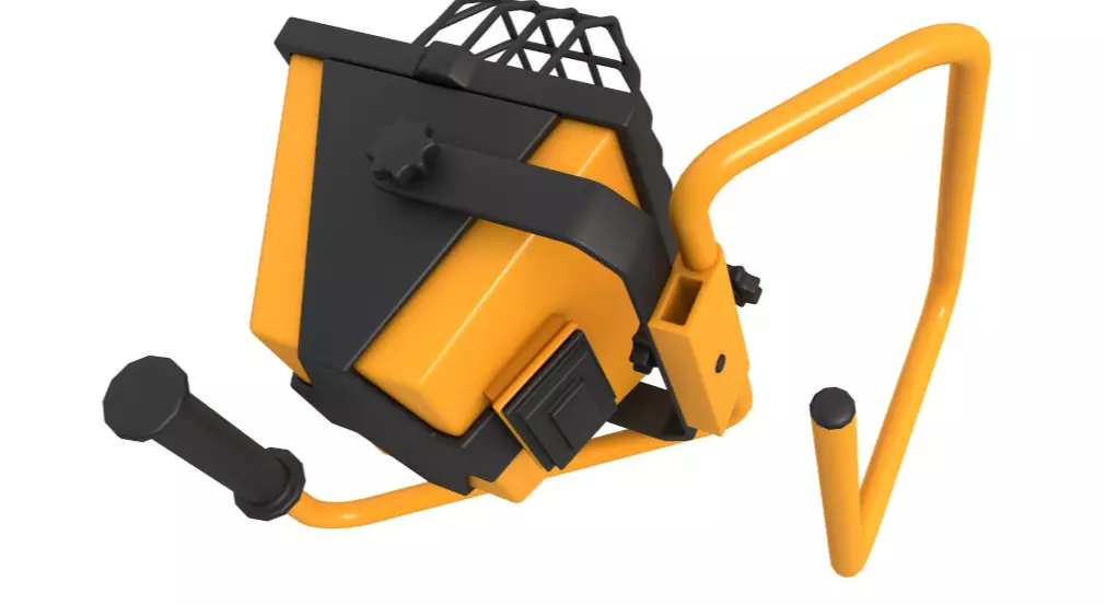 Construction Light 3D model_4