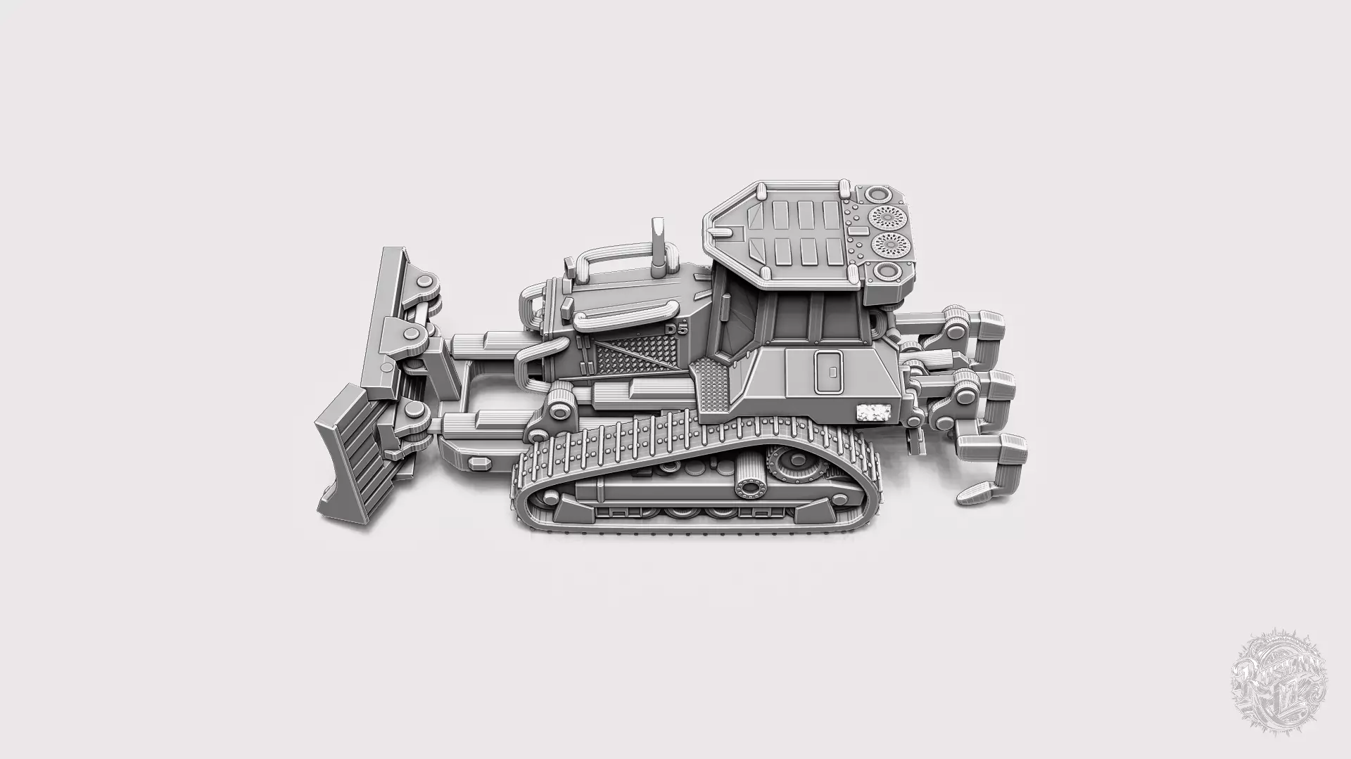 Crawler Dozer RoZ 3D print model_2