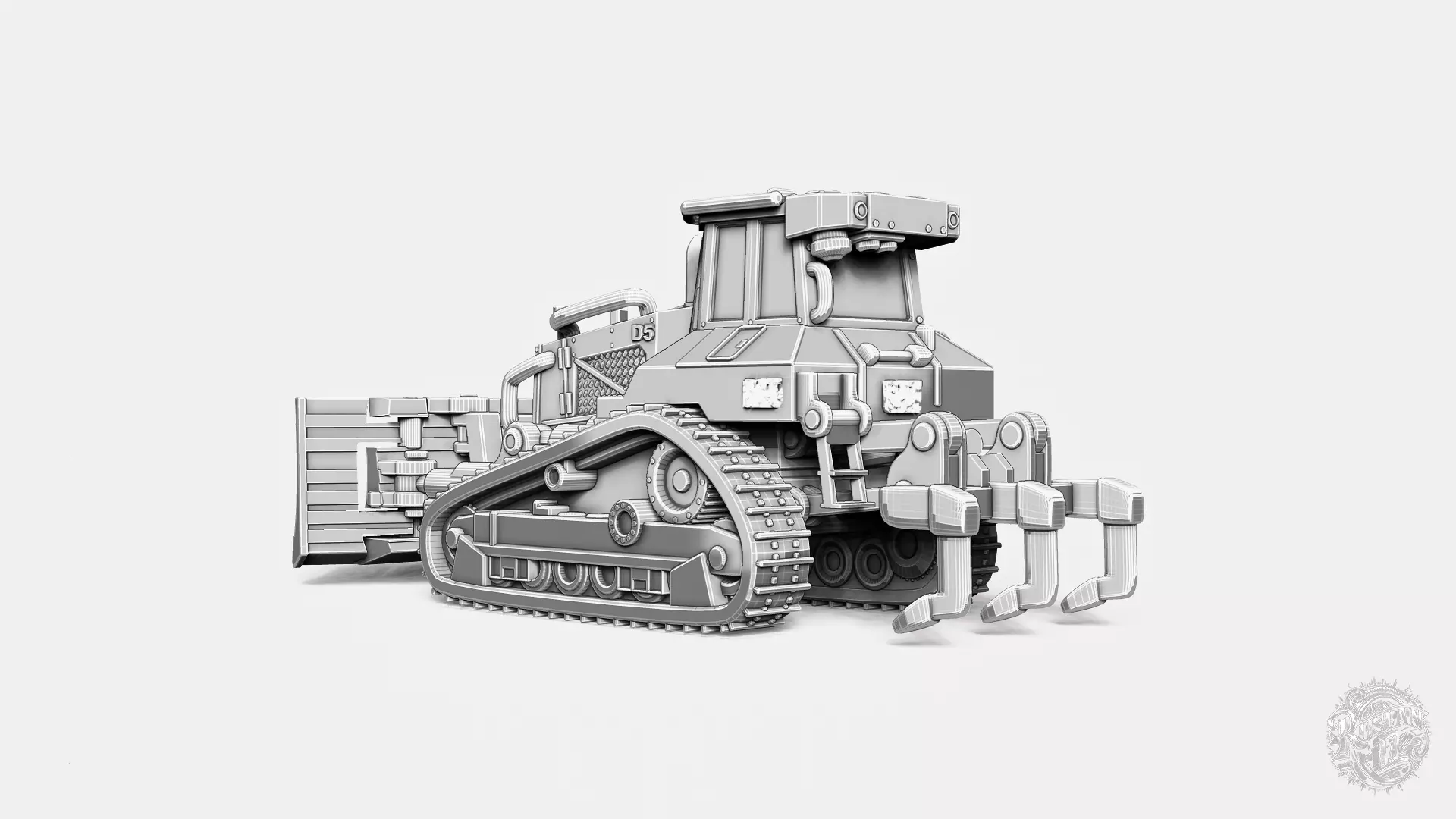 Crawler Dozer RoZ 3D print model_3