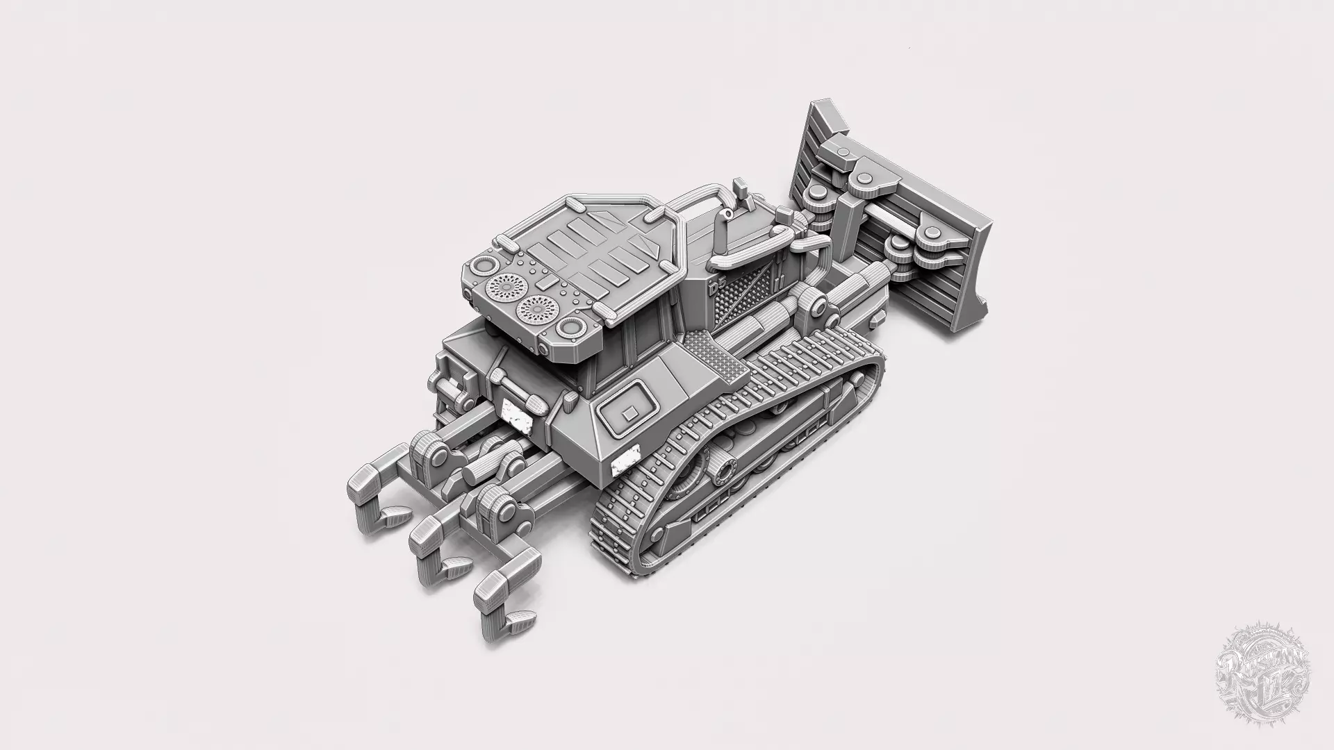Crawler Dozer RoZ 3D print model_5