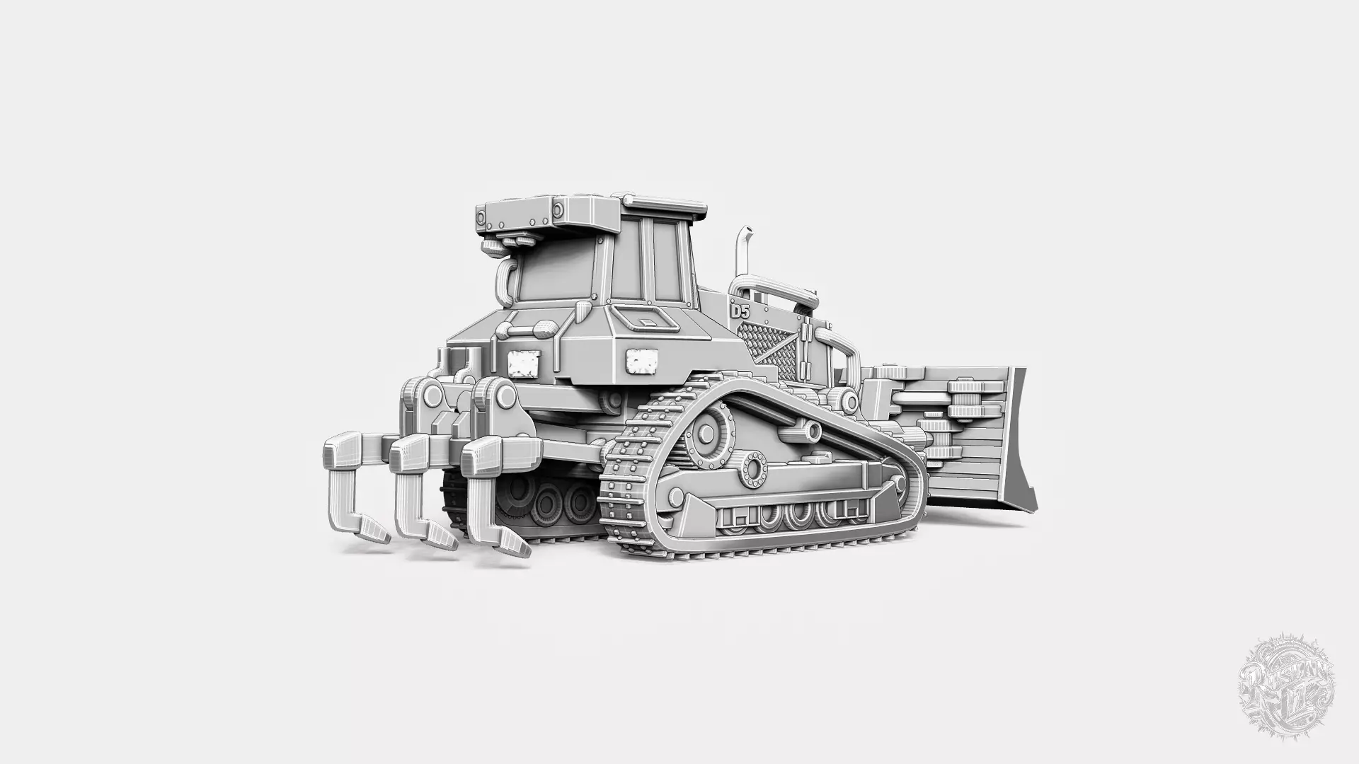 Crawler Dozer RoZ 3D print model_6