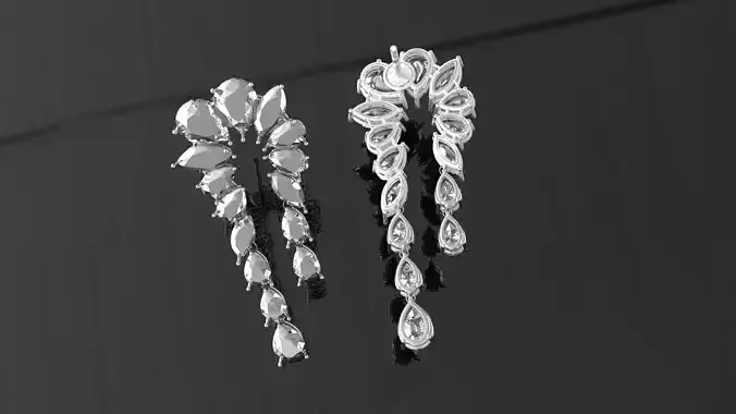 princess Rajwa diamond earring