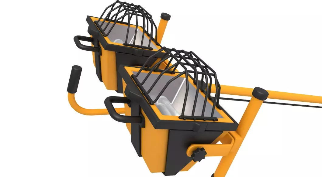 Portable Mobile Light 3D model_4