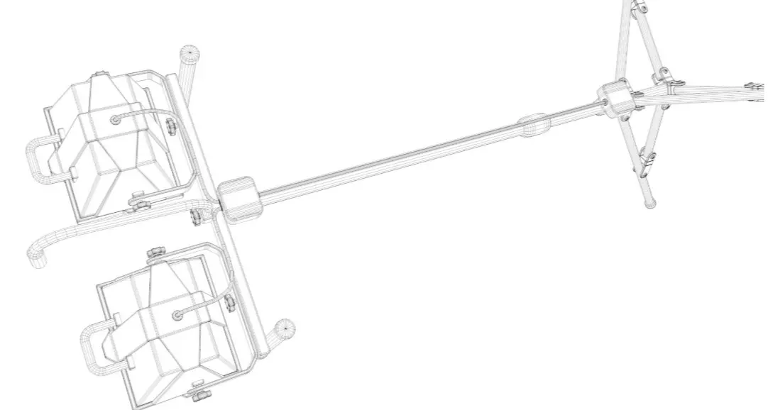 Portable Mobile Light 3D model_7