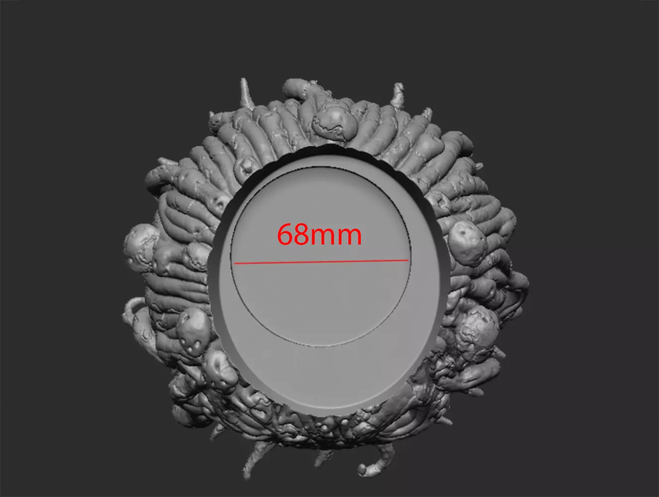 Halloween pumpkin stand 3D print model_7