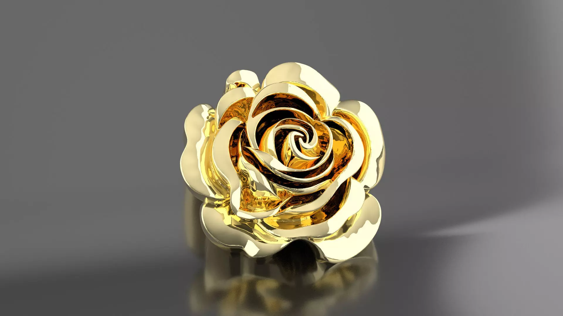 Golden Rose 3D Model Free 3D print model_1