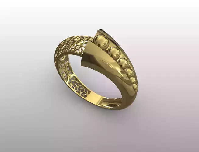 Celestial Swirl Ring