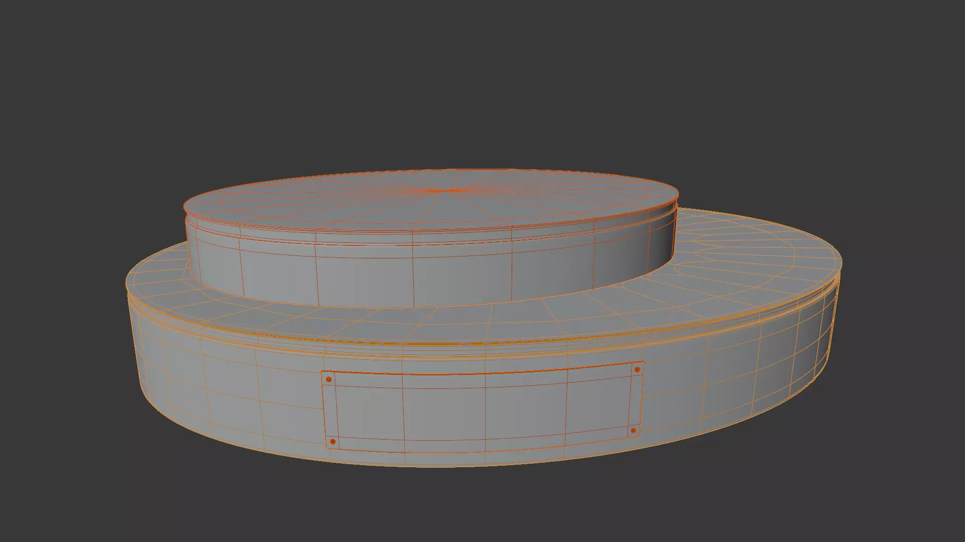 Black and Gold Trophy luxury  Award Base 3D model_3