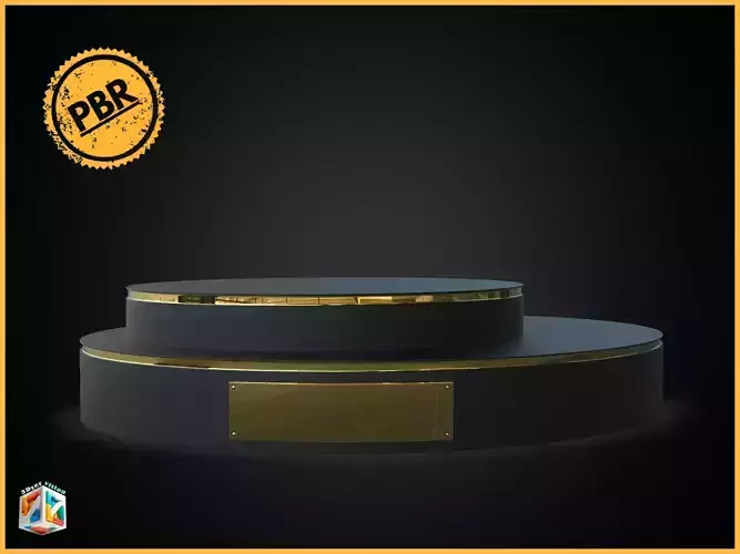 Black and Gold Trophy luxury  Award Base