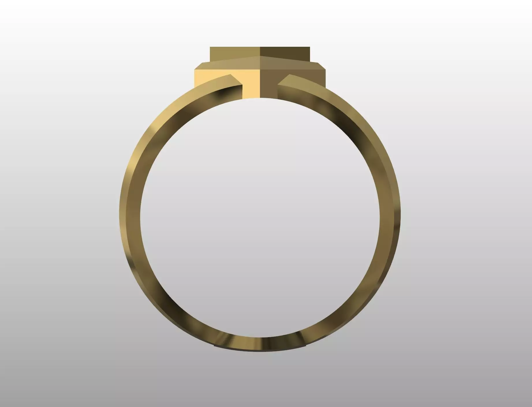 Facet Weave Ring 3D print model_2