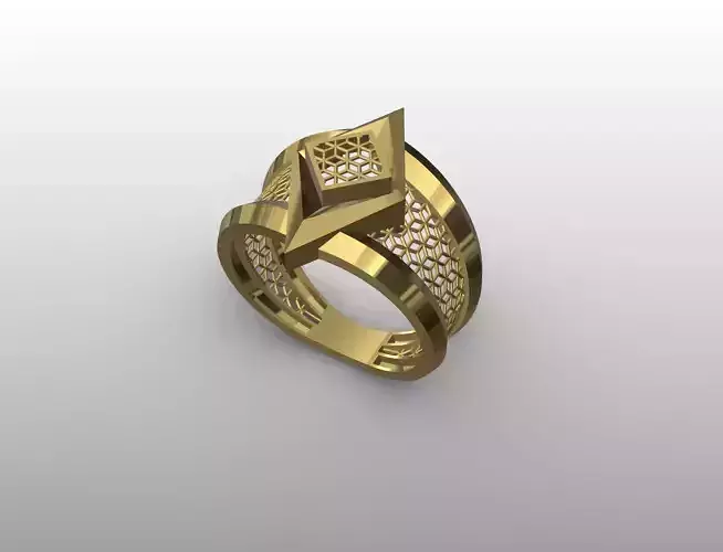 Facet Weave Ring