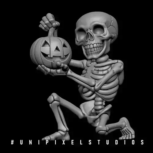 Halloween Skeleton STL 3D printable