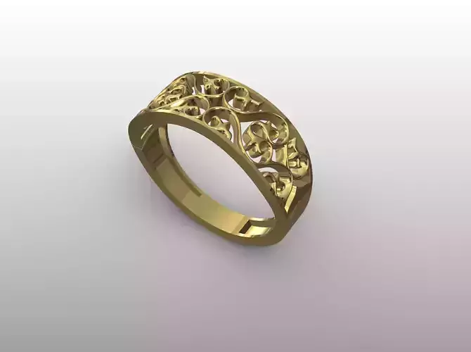 Filigree Whisper Ring