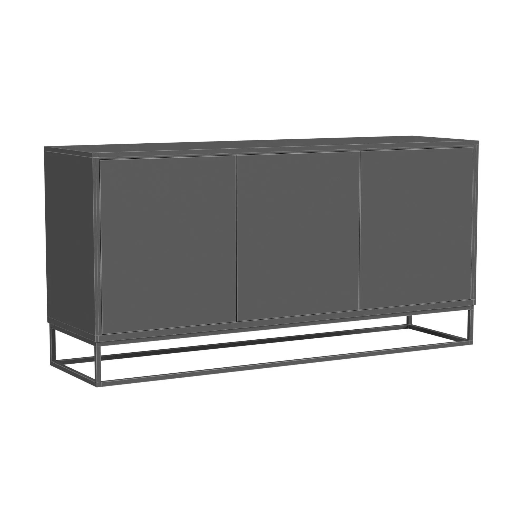Hooker Furniture Home Entertainment Commerce and Market  Console 3D model_5