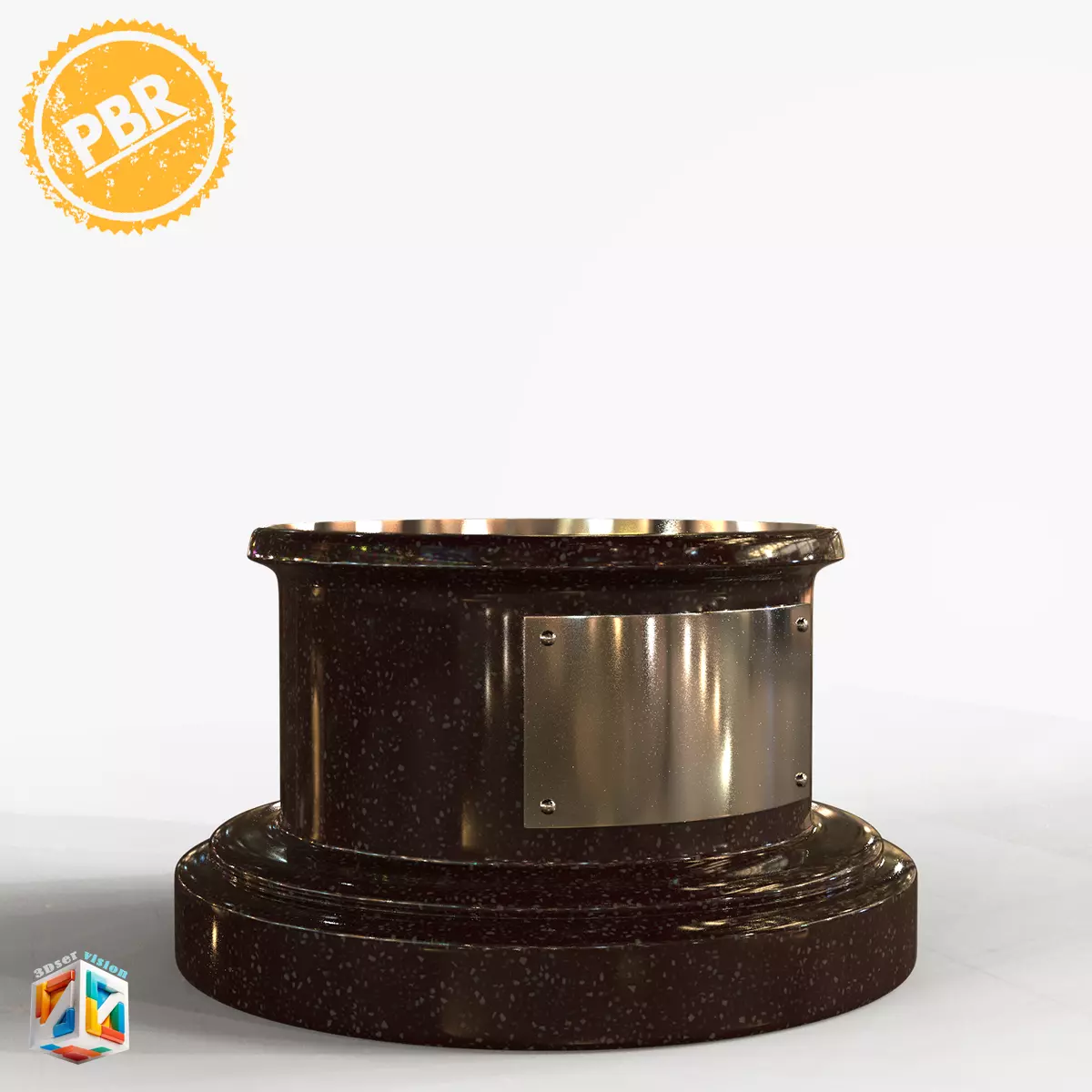 Free Trophy Award Base Free 3D model_11