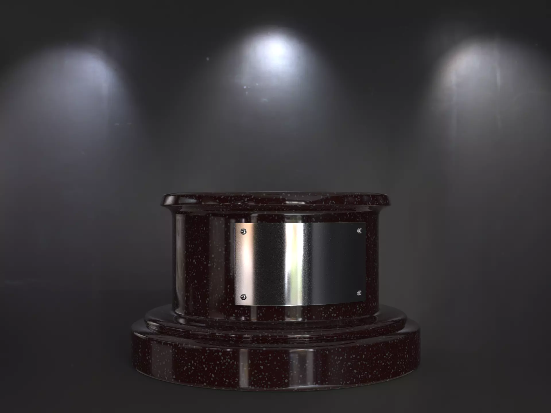 Free Trophy Award Base Free 3D model_1