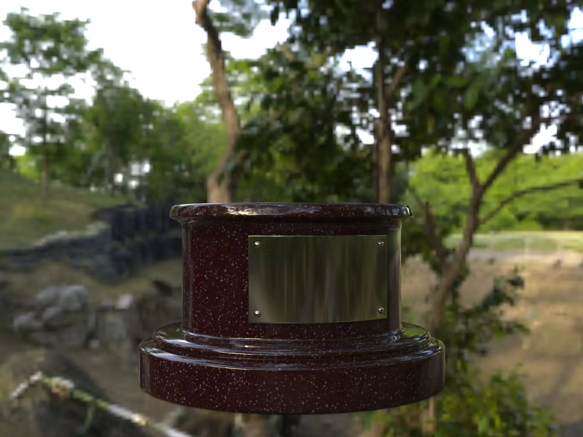 Free Trophy Award Base Free 3D model_7