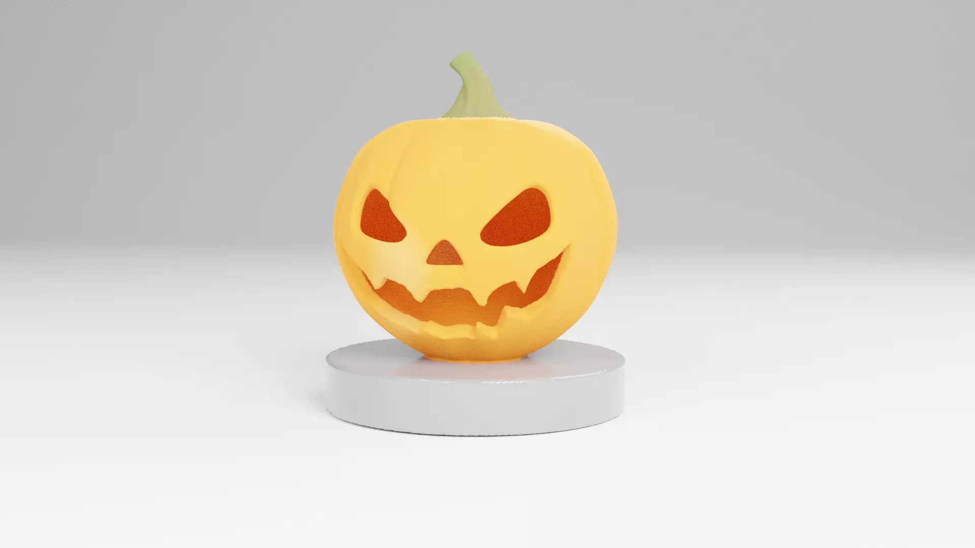 Halloween Pumpkin Figurine 3D Printable Model 3D print model_0