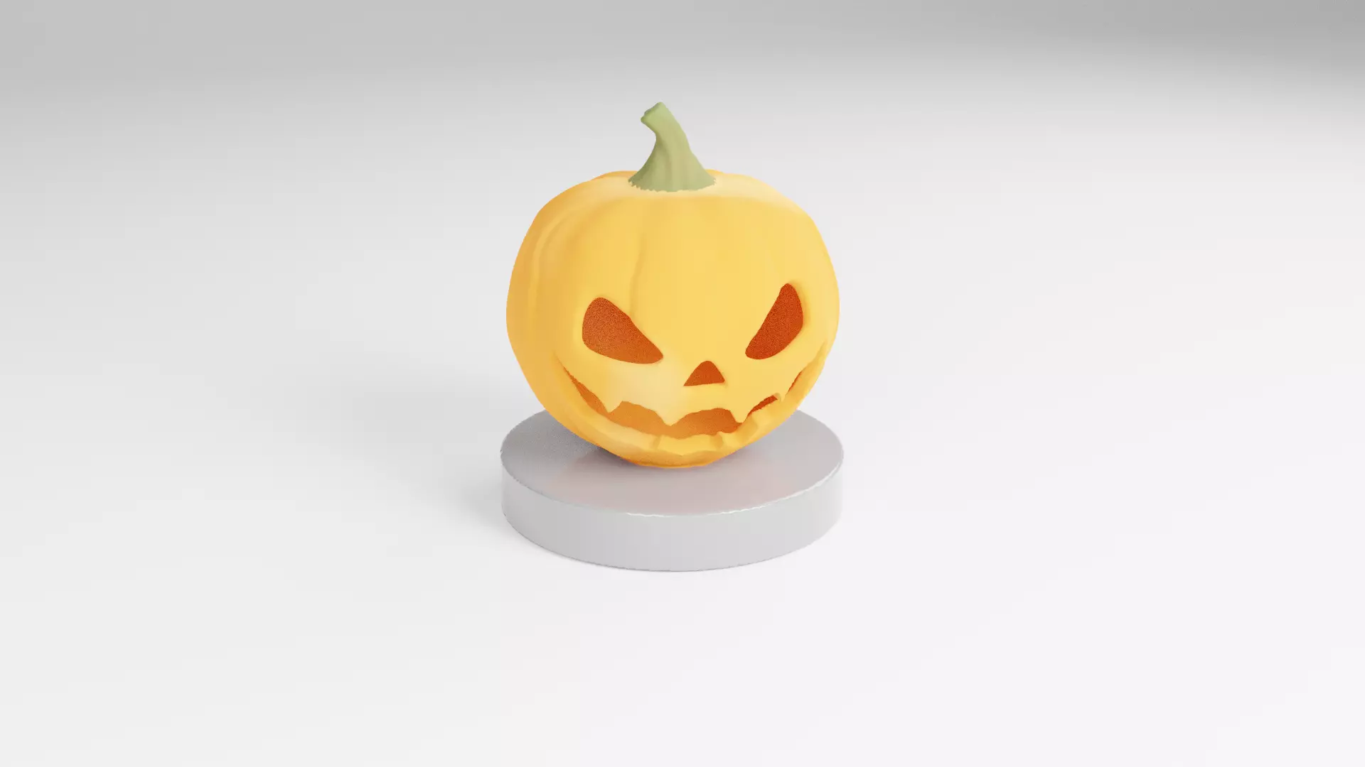 Halloween Pumpkin Figurine 3D Printable Model 3D print model_1