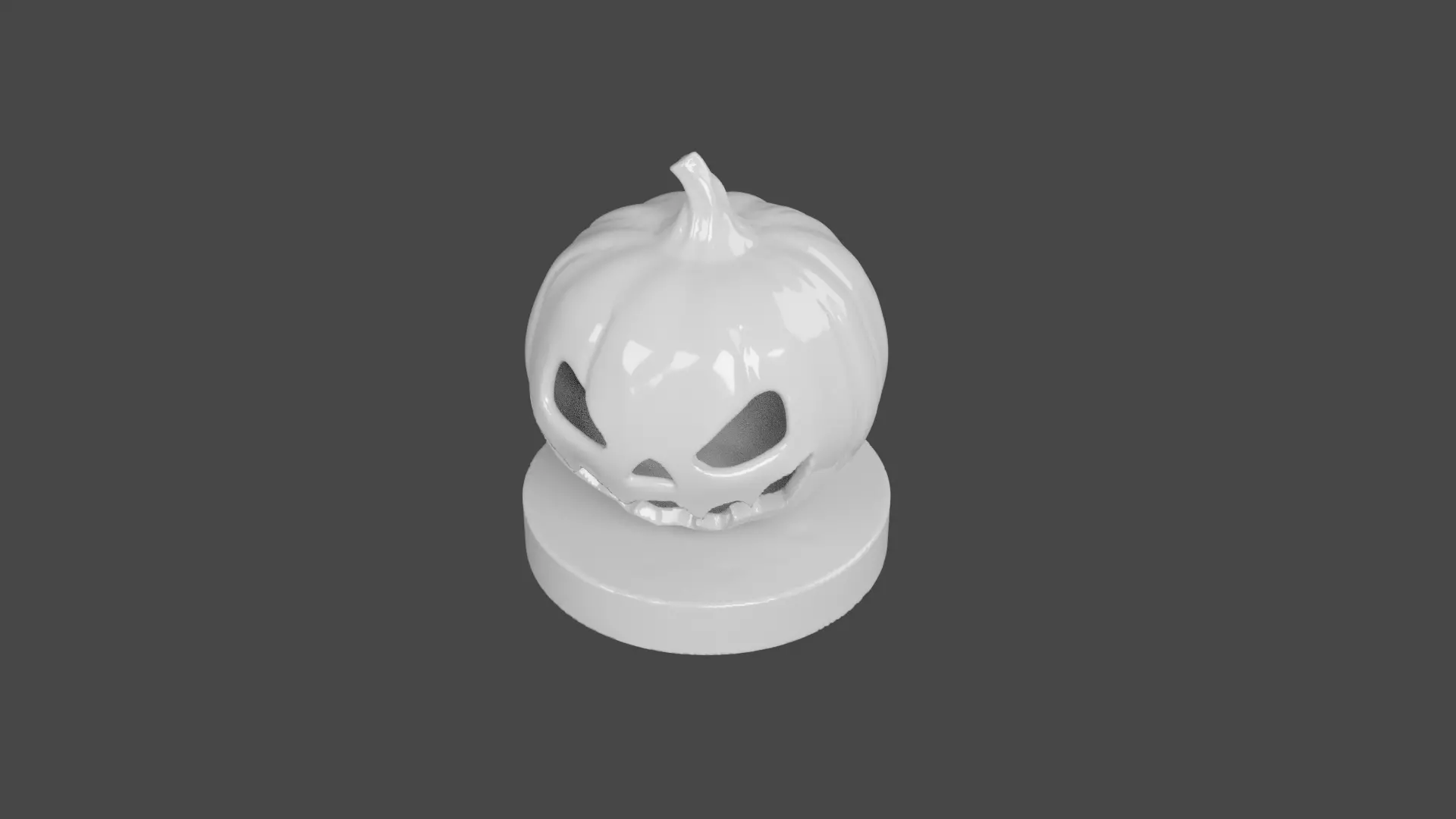 Halloween Pumpkin Figurine 3D Printable Model 3D print model_3