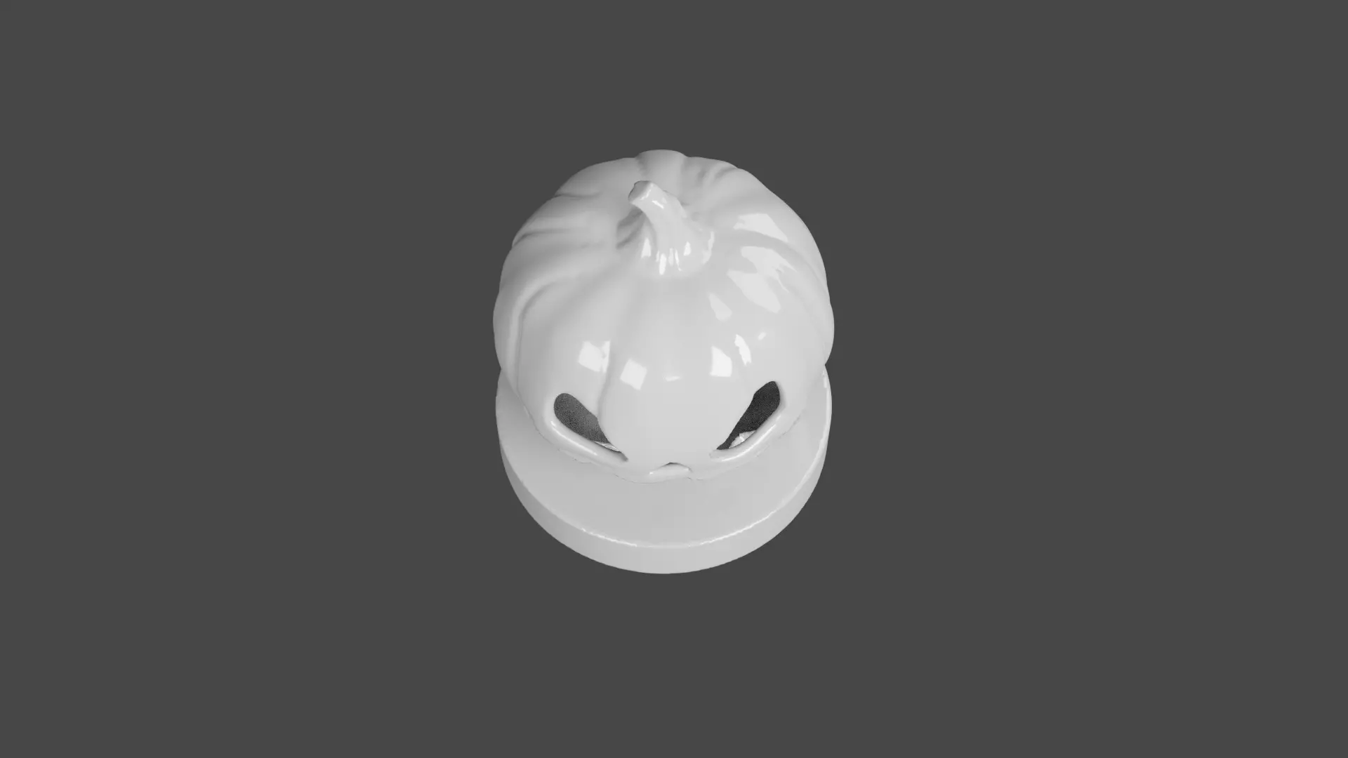 Halloween Pumpkin Figurine 3D Printable Model 3D print model_7