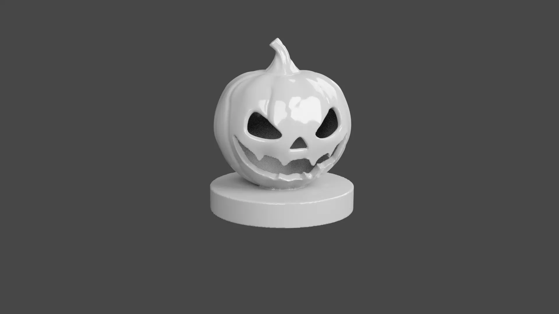 Halloween Pumpkin Figurine 3D Printable Model 3D print model_2