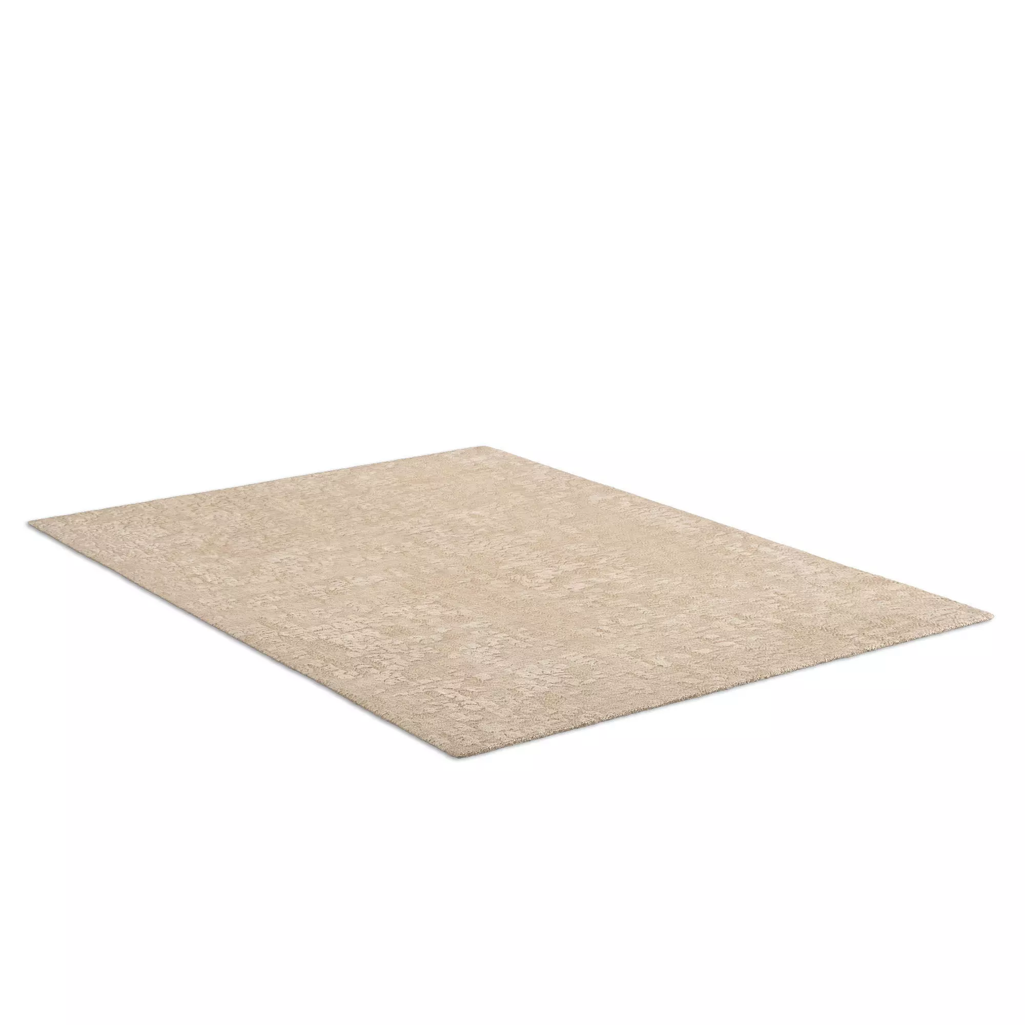 Chana Wool Rug Wheat 3D model_1