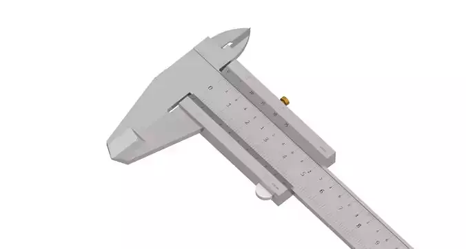 High-Quality Vernier Caliper 3D Model  Precision Measuring Tool 3D model
