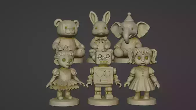 Beautiful Toys Six Pack Print Ready STL Bundle 