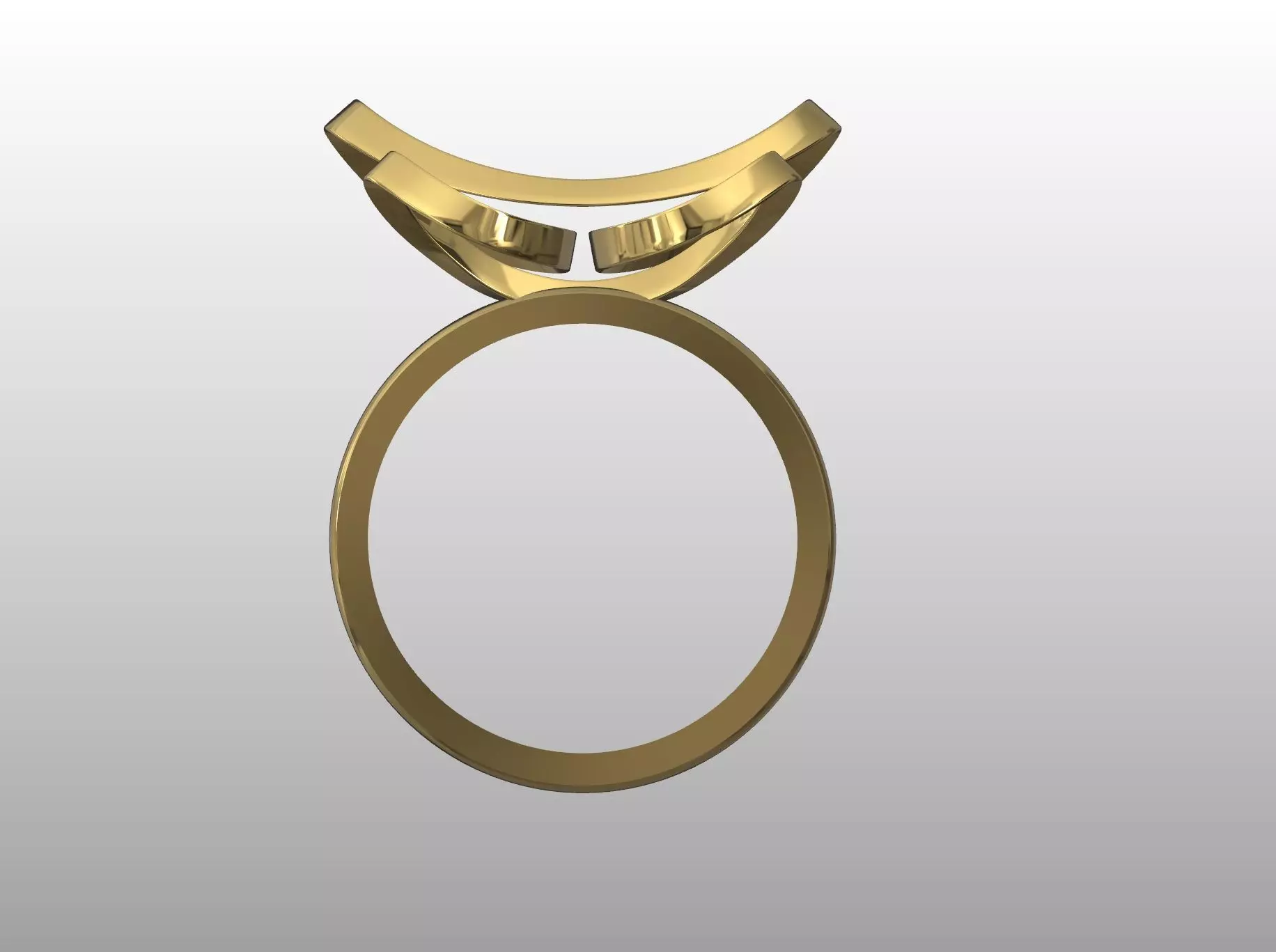 Infinity Knot Ring 3D print model_3