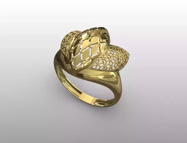 Lattice Bloom Ring