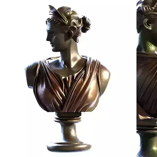 Roman Girl Bust set 768