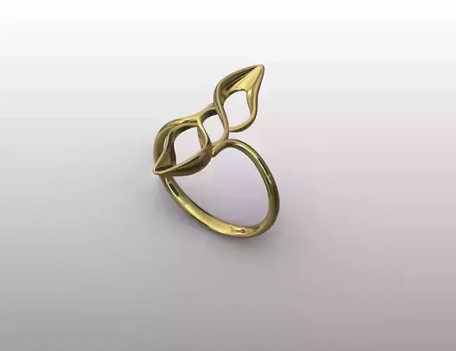 Serene Swirl Ring