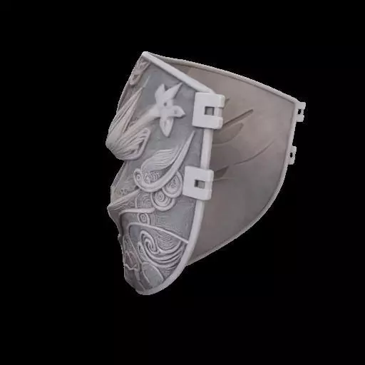 Ornate Asian-Inspired Mask 3D print model_21