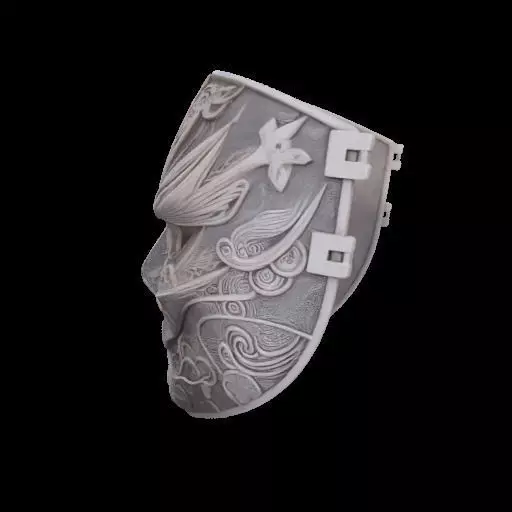 Ornate Asian-Inspired Mask 3D print model_22