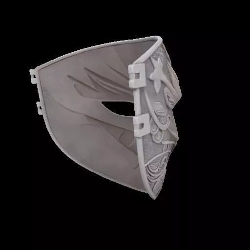 Ornate Asian-Inspired Mask 3D print model_12