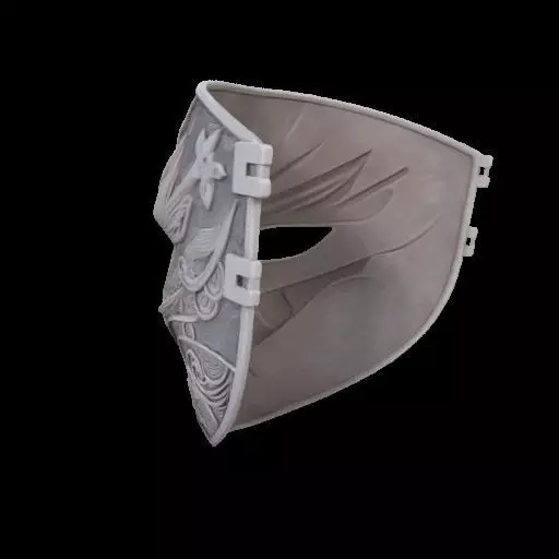 Ornate Asian-Inspired Mask 3D print model_20