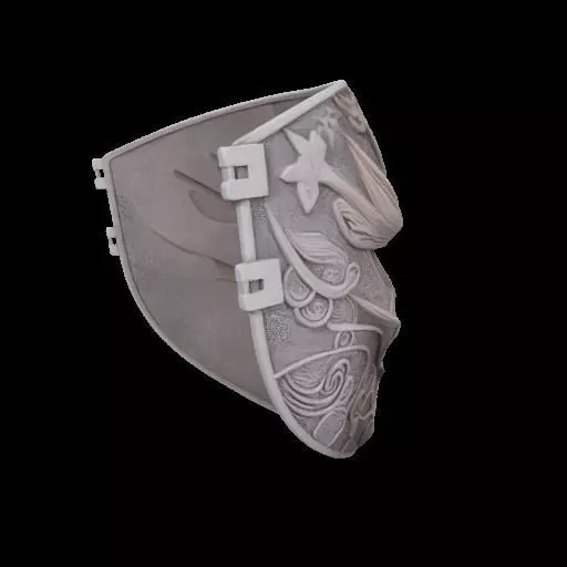 Ornate Asian-Inspired Mask 3D print model_11