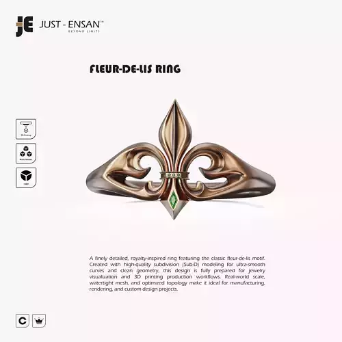 Fleur-de-Lis Ring
