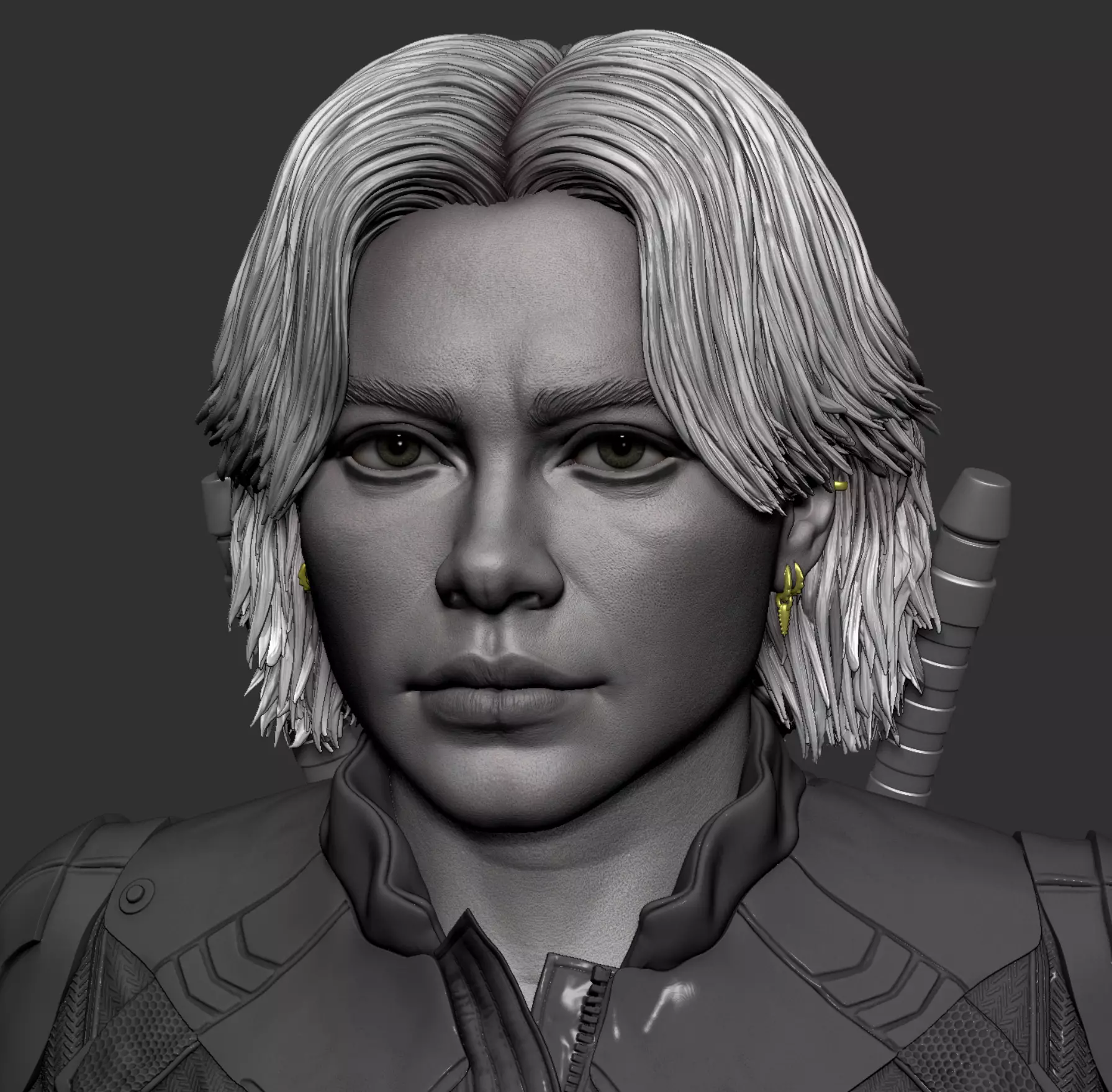 Florence Pugh-Yelena Belova Bust 3D print model_1