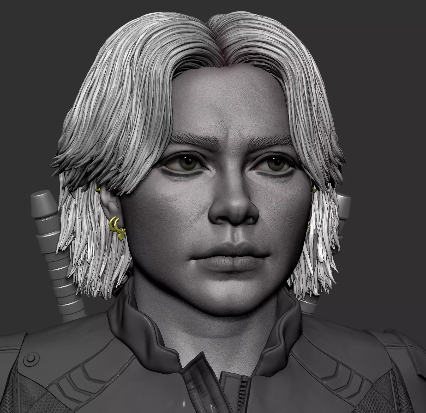 Florence Pugh-Yelena Belova Bust 3D print model_0
