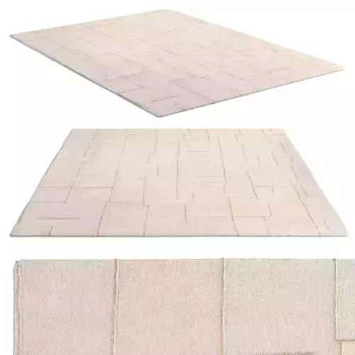 Oran Wool Silk Rug Sand