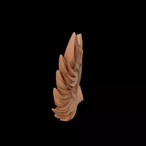 Ornate Wooden Animal Mask 3D print model_28