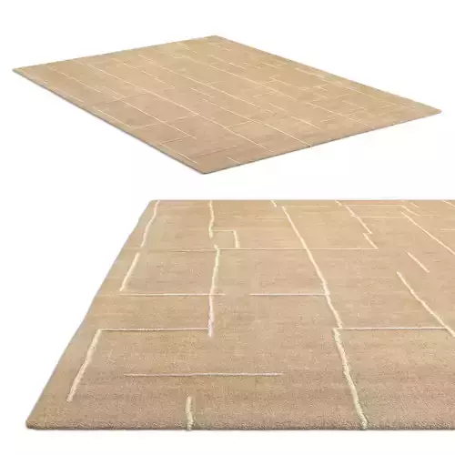 Oran Wool Silk Rug Wheat