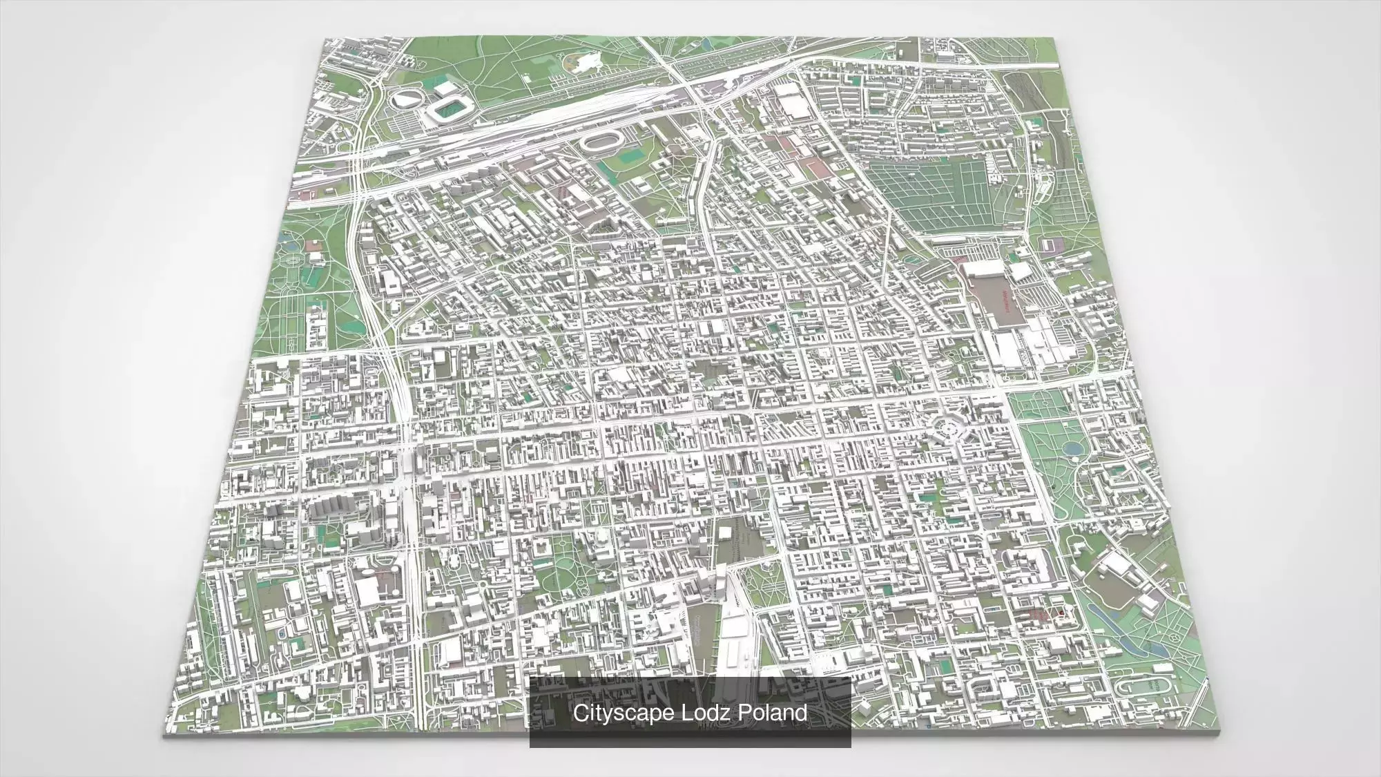  6 cityscapes of Poland  3D Model Collection_9