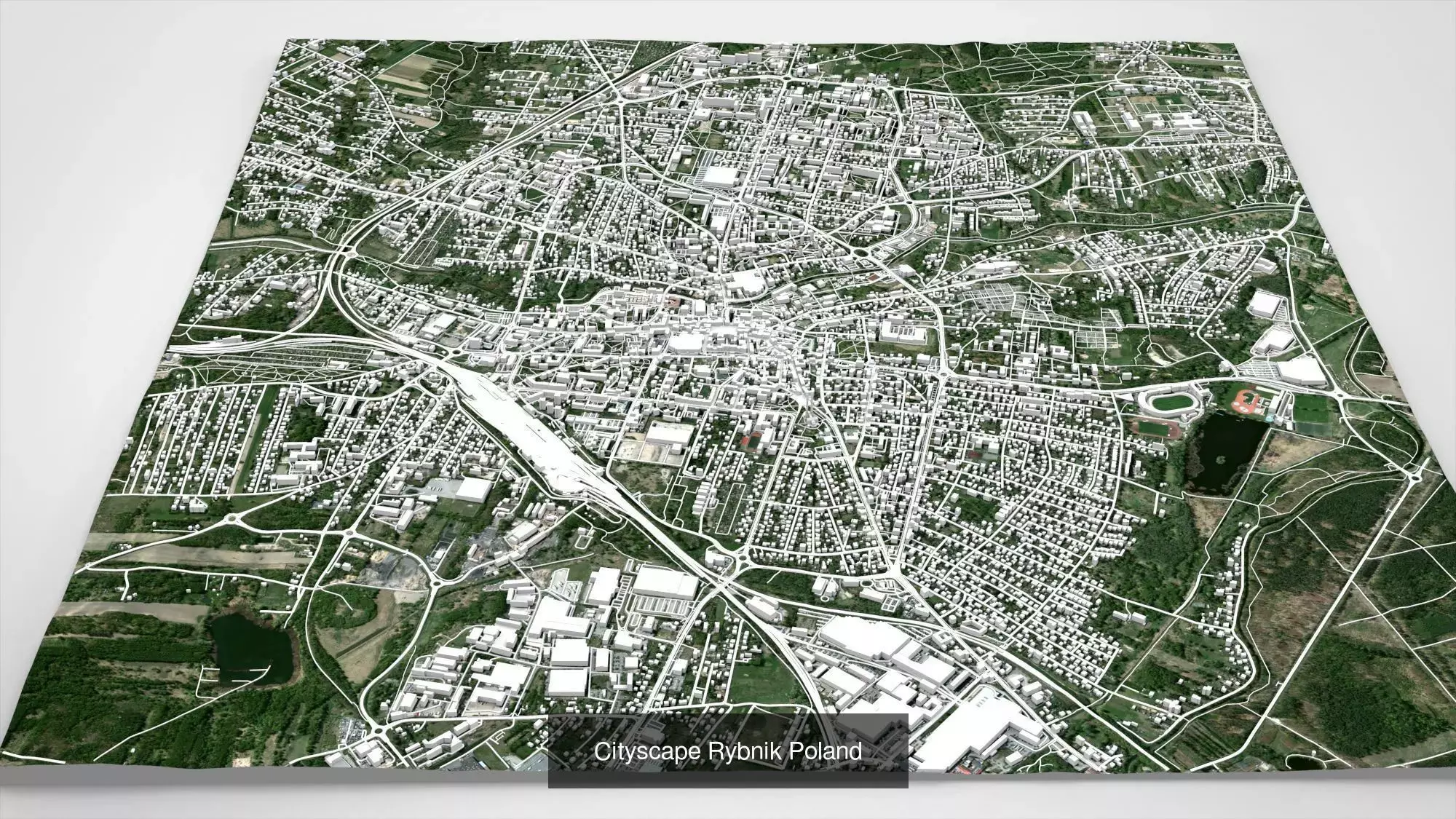  6 cityscapes of Poland  3D Model Collection_11