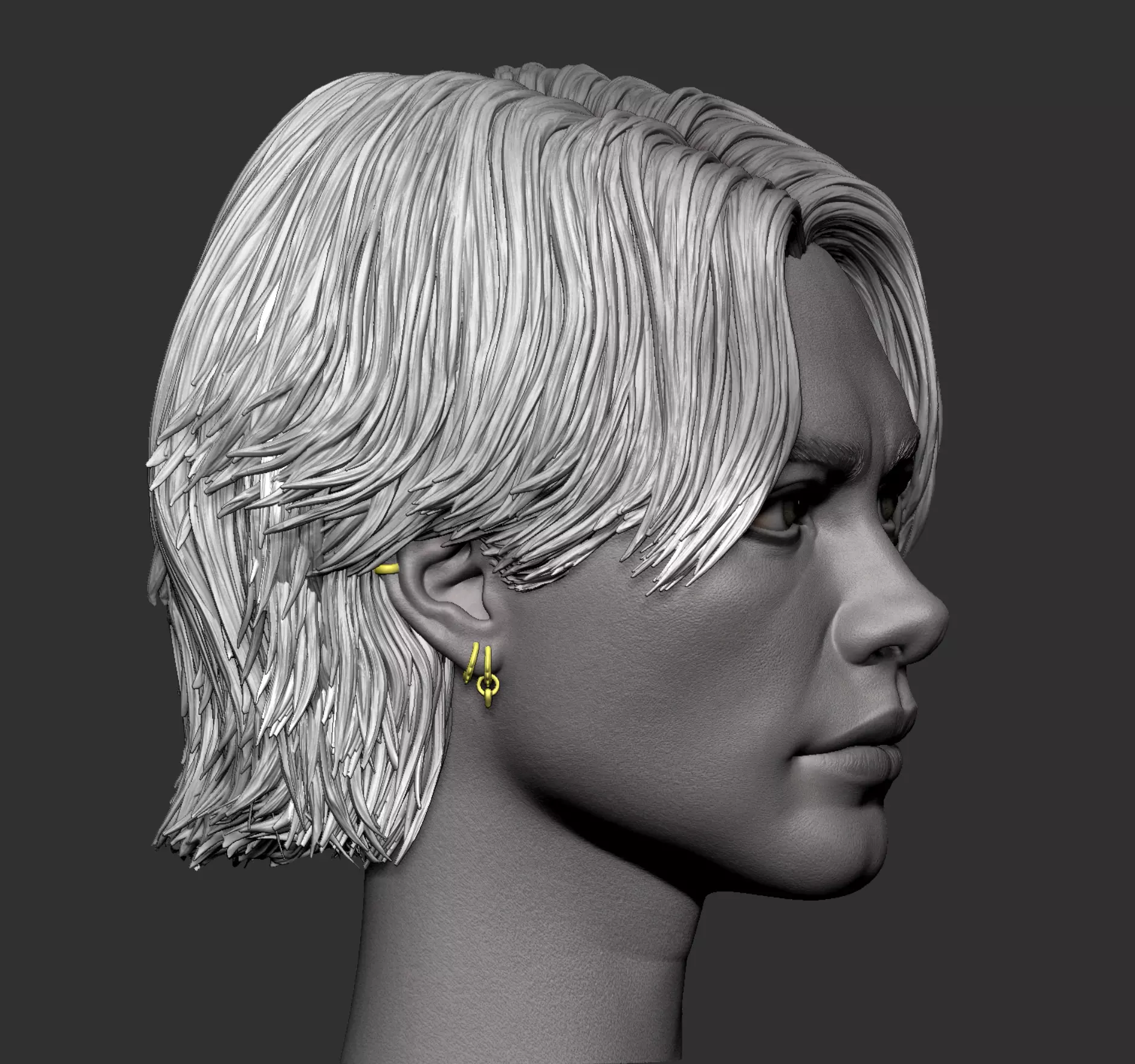 Florence Pugh-Yelena Belova Head 3D print model_4